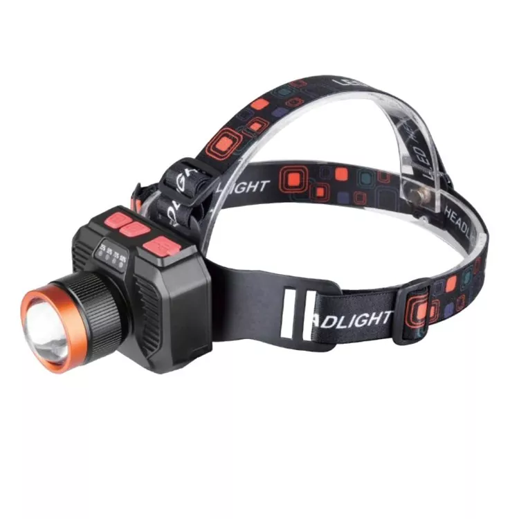 20W vit laserstrålkastare Uppladdningsbart Dual 18650-batteri