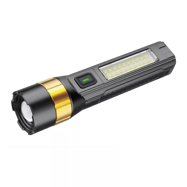 Uppladdningsbar LED-ficklampa med lång batteritid